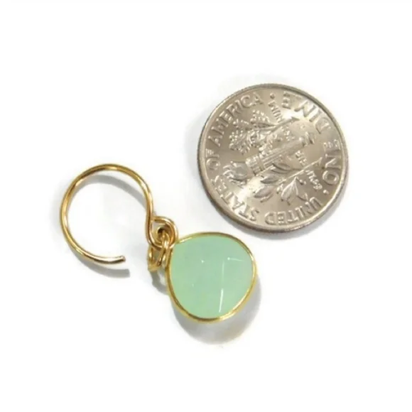 🌟ONE LEFT🌟×5 Gemstone Briolette Earrings - Picture 7 of 8